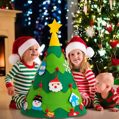 Kerstboom voor Kinderen met Decoraties en Lichtjes - Velinix
