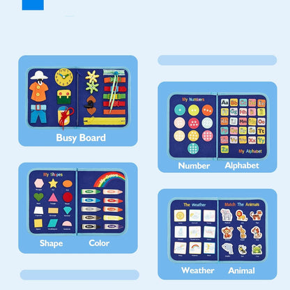 Montessori Drukbord voor Kinderen - Leer en Creëer met Elegant Design