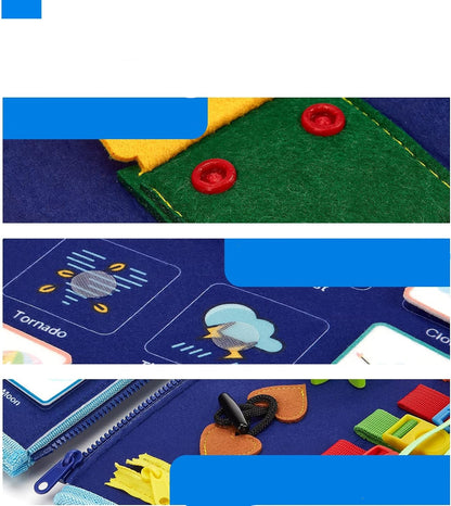 Montessori Drukbord voor Kinderen - Leer en Creëer met Elegant Design