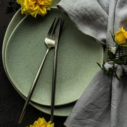 PronkPracht Luxe Servies 36-Delig Bestek Set Hoge Kwaliteit Matte Afwerking