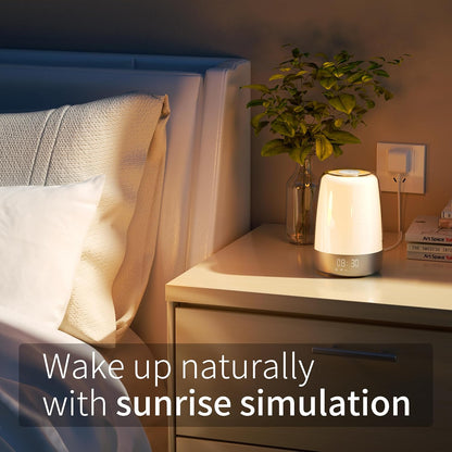 Wake-Up Light met Zonsopgang en Zonsondergang Simulatie USB-C