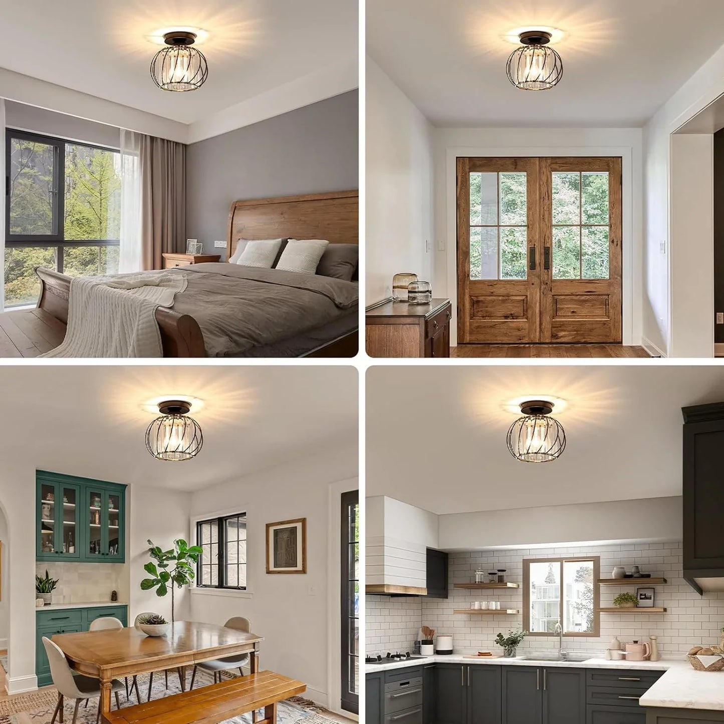 Glazen Plafondlamp Hal Verlichting Modern Design