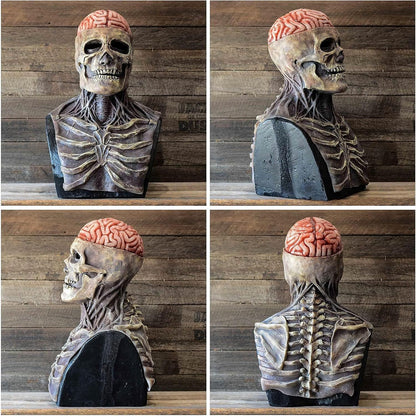 Skeletmasker met Hersenen voor Halloween