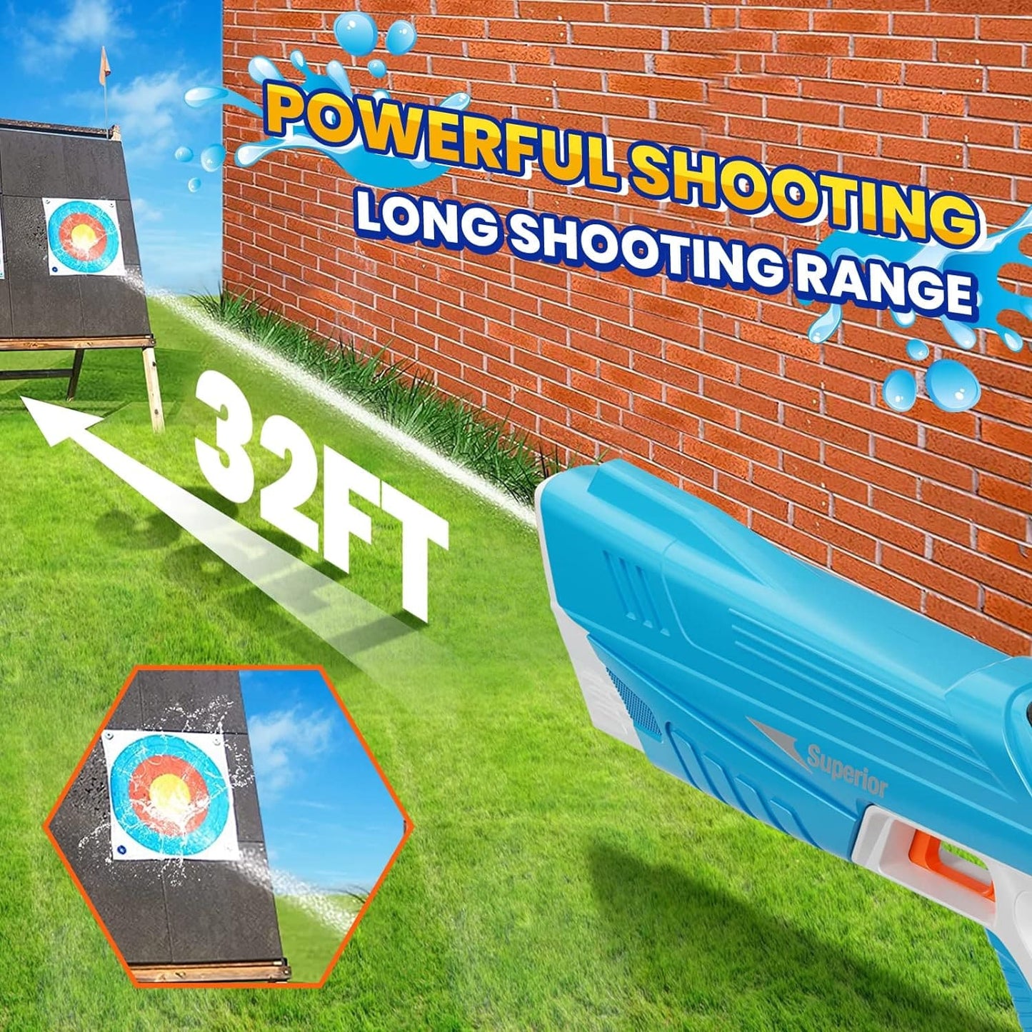 Waterpistool AquaLux Elite Krachtige Waterkanon voor Zomerplezier