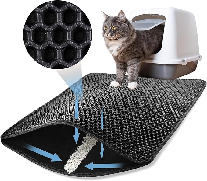 Katten Littermat Luxe Hygiënische Bakmat voor Schone Kattenbak