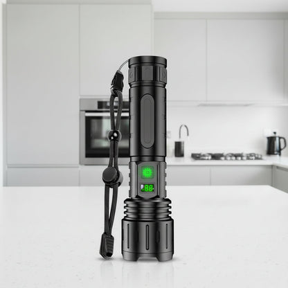 LED Zaklamp Oplaadbaar met USB-C en Zoomfunctie