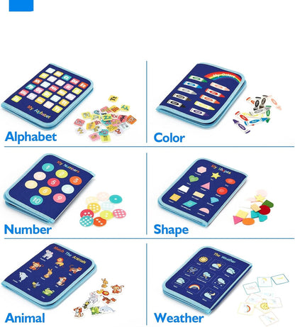 Montessori Drukbord voor Kinderen - Leer en Creëer met Elegant Design
