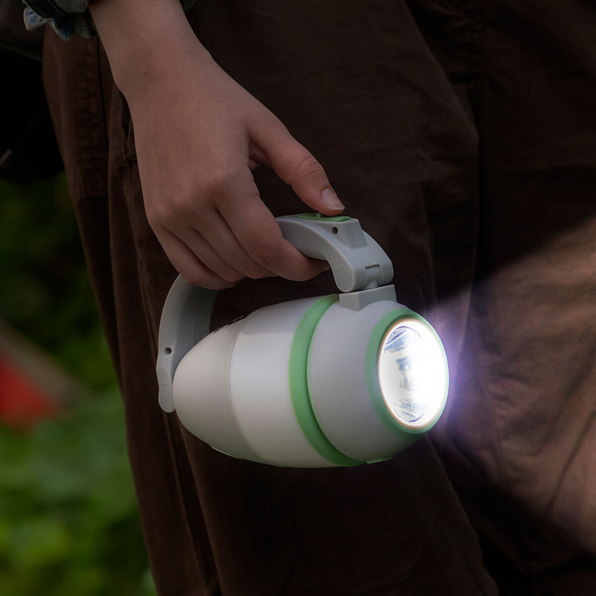 Kampeerlamp Oplaadbaar met Powerbank en Zaklamp 3-in-1