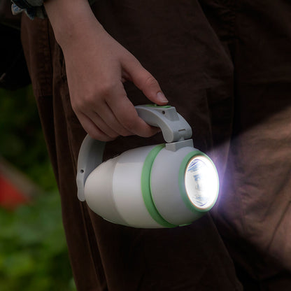 Kampeerlamp Oplaadbaar met Powerbank en Zaklamp 3-in-1