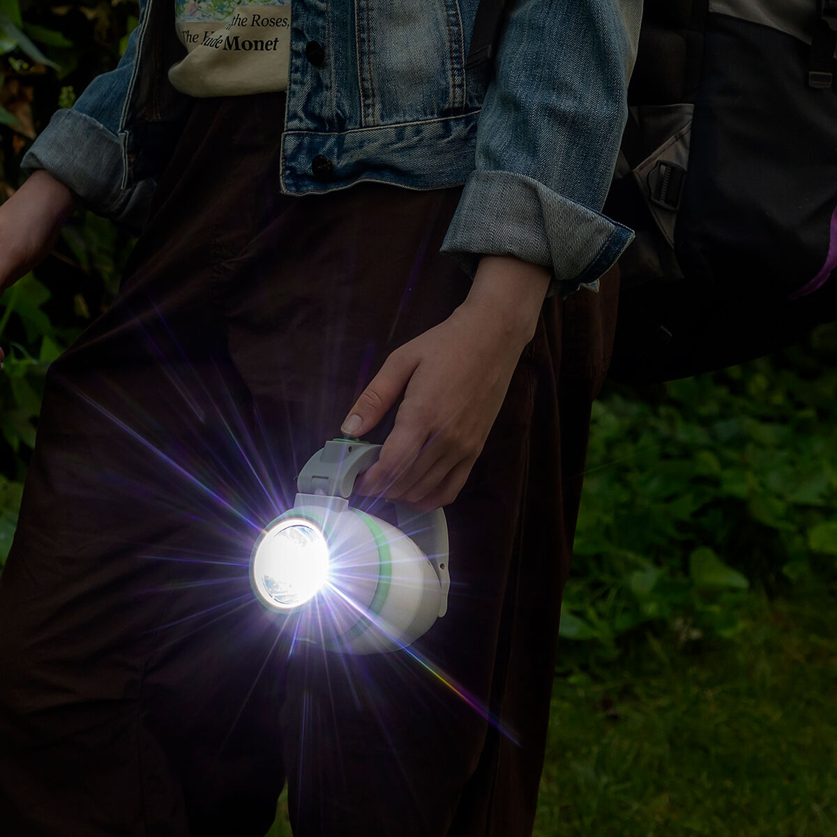 Kampeerlamp Oplaadbaar met Powerbank en Zaklamp 3-in-1