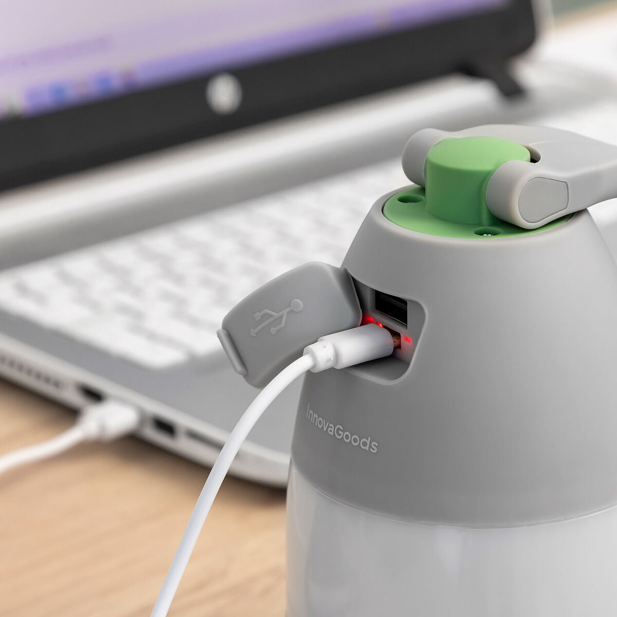 Kampeerlamp Oplaadbaar met Powerbank en Zaklamp 3-in-1