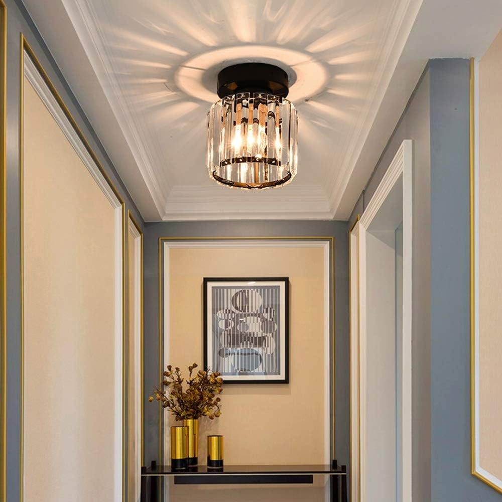Zwart Plafondlamp Modern LED Flush Design