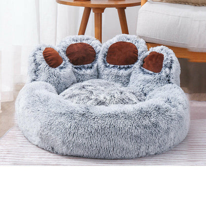 Ronde Hondenmand Groot Pluche Luxe Huisdierbed