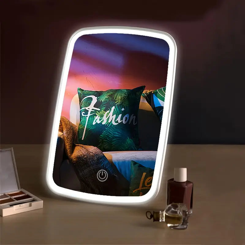 LED Make-uplamp Draagbaar met Spiegel en USB Oplader