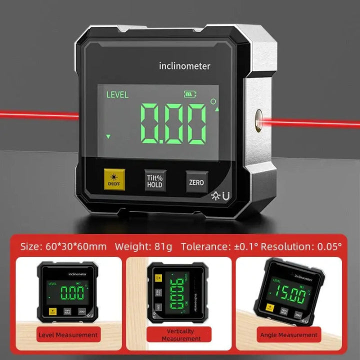 Magnetische Digitale Waterpas Hoekmeter Precies