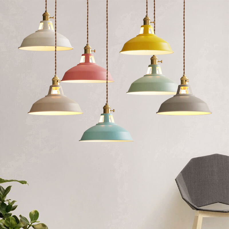Industriële Hanglamp Dimbaar Kleurrijk Modern Design - Velinix