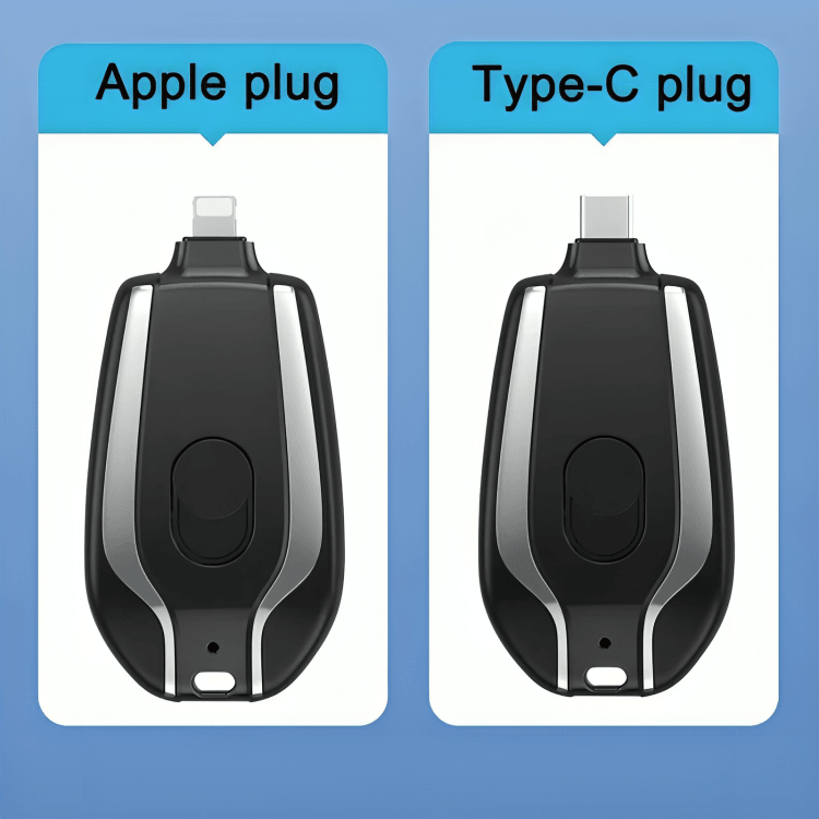 Compacte Powerbank Sleutelhanger Oplaadbaar voor Onderweg