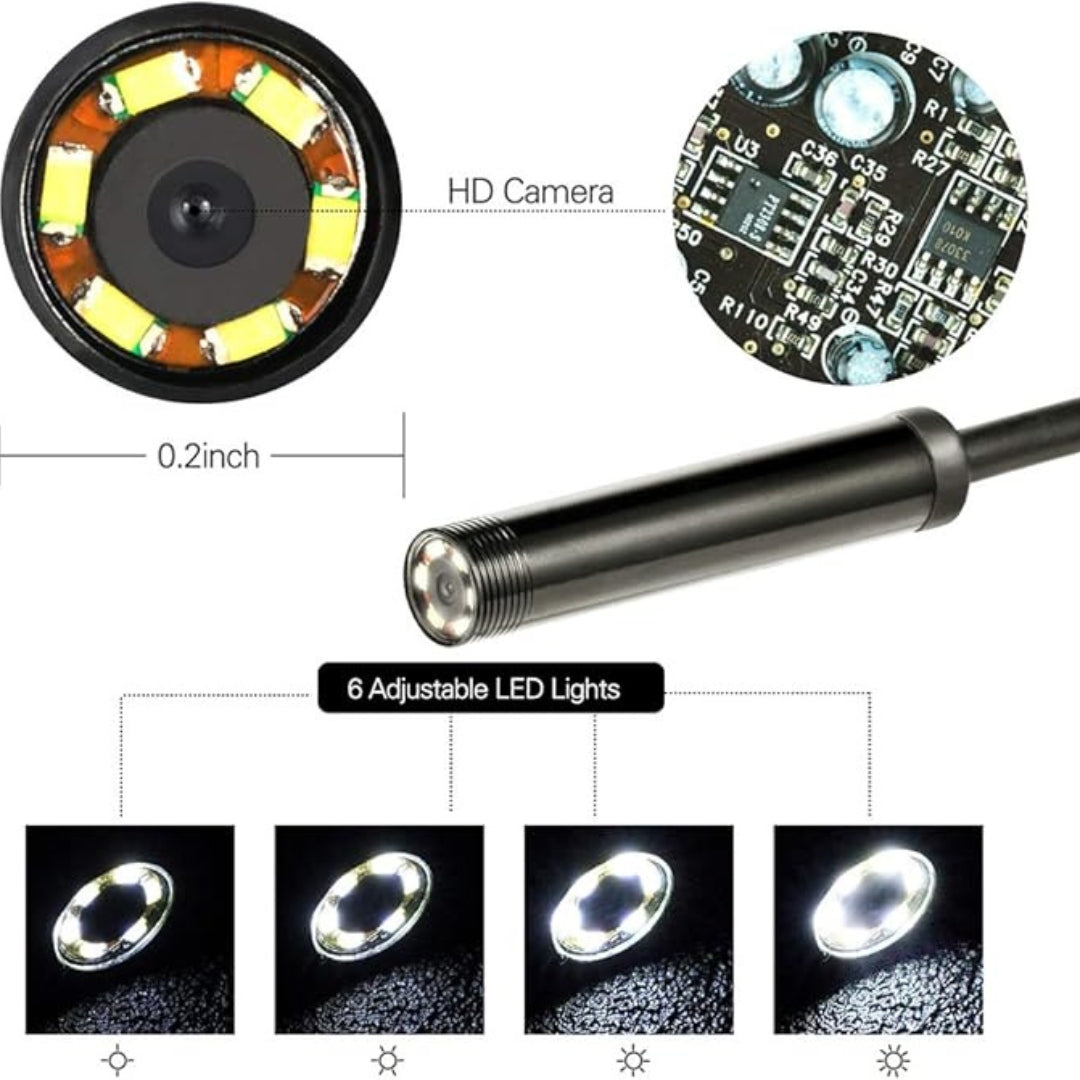 Waterdichte Endoscoop met LED Verlichting voor Inspectie