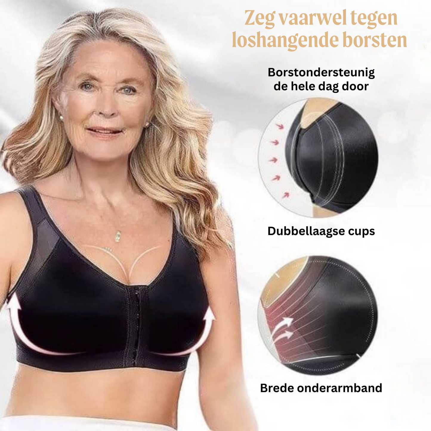 Houdingscorrigerende Beha voor Vrouw met Optimaal Comfort