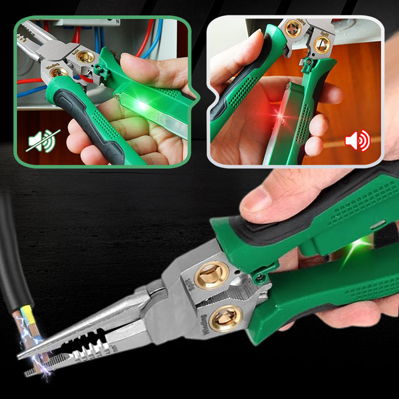 8-in-1 Multifunctionele Schaar Strip- en Testtool Elektrisch