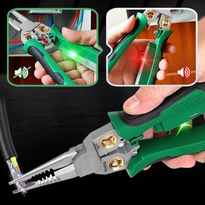 8-in-1 Multifunctionele Schaar Strip- en Testtool Elektrisch