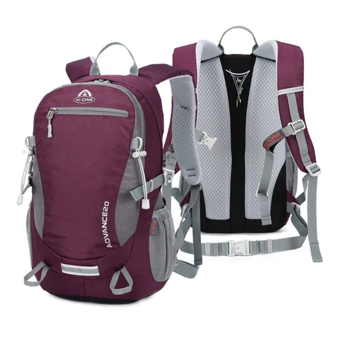 Wandelen Rugzak 20L Waterdicht en Lichtgewicht met Regenhoes
