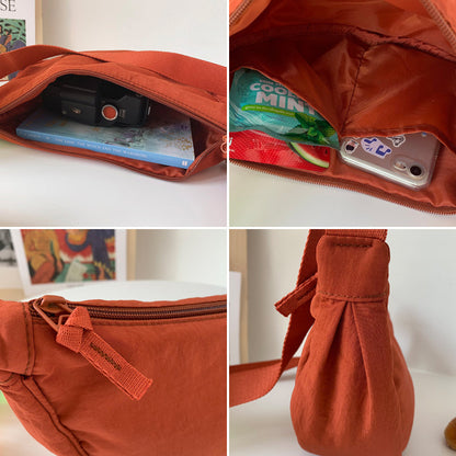LunaTote – Slanke Gebogen Schoudertas – Stijlvol & Functioneel