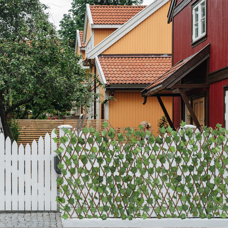 Uitbreidbare Schutting Faux Hout voor Privacy
