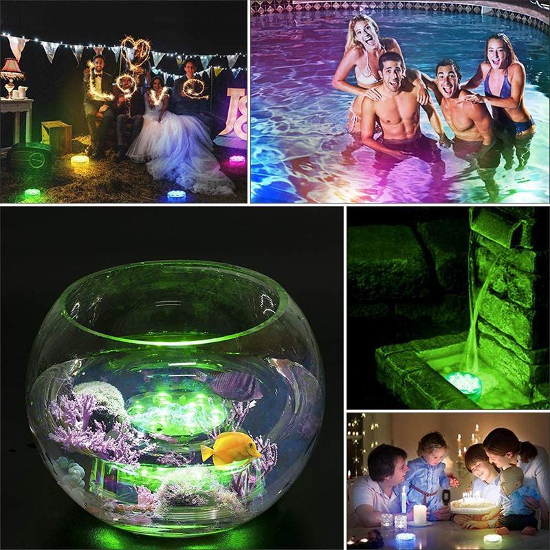 Waterdichte LED Lamp met Afstandsbediening en Zuignap