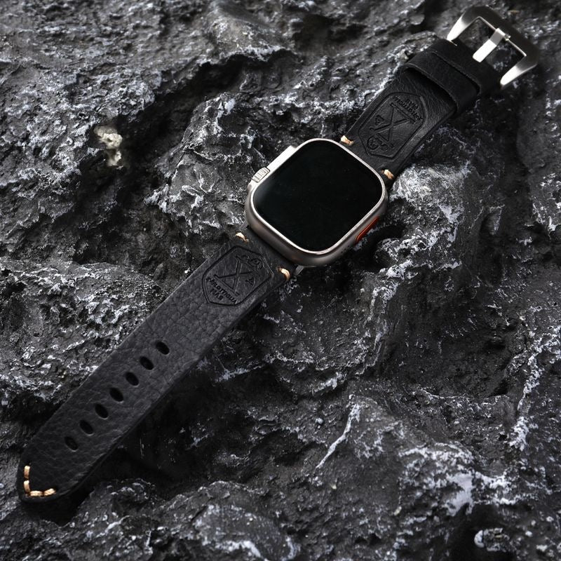 Leren Apple Watch Band Handgemaakt Vintage Stijl
