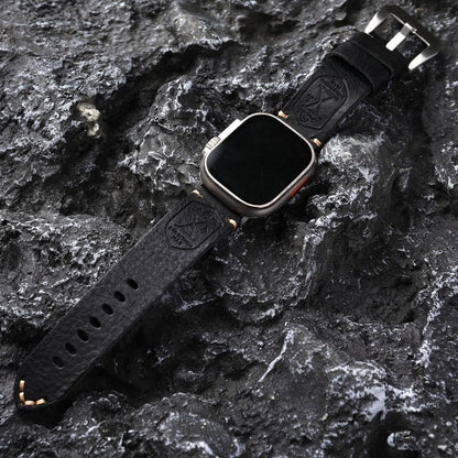 Leren Apple Watch Band Handgemaakt Vintage Stijl