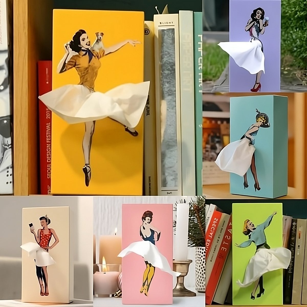 Tissuebox Rok Vormig Origineel Deco - Velinix