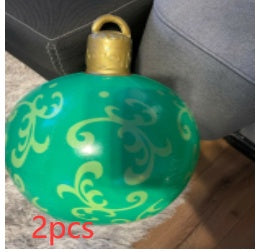 Kerstbal Buiten Decoratie 60cm Weerbestendig PVC