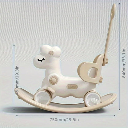 Baby Schommelpaard en Loopfiets 2-in-1 Veilig Leuk
