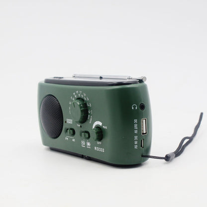Draagbare Noodradio AM FM met USB Lader en LED Zaklamp Waterdicht - Velinix