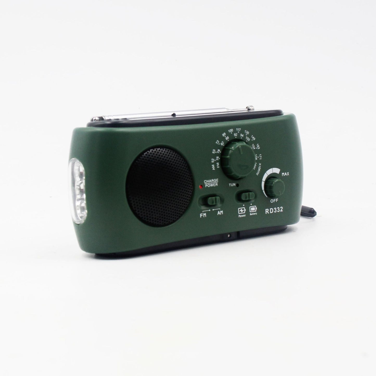 Draagbare Noodradio AM FM met USB Lader en LED Zaklamp Waterdicht