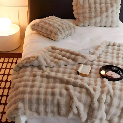 Zachte Pluche Deken Warm voor Bank en Bed