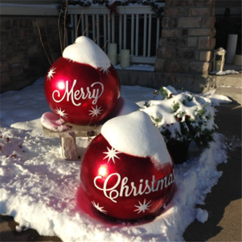 Kerstbal Buiten Decoratie 60cm Weerbestendig PVC