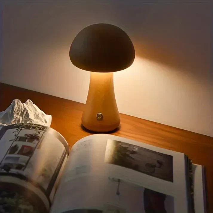 Draadloze Paddenstoel Lamp Warme Gloed Modern Design
