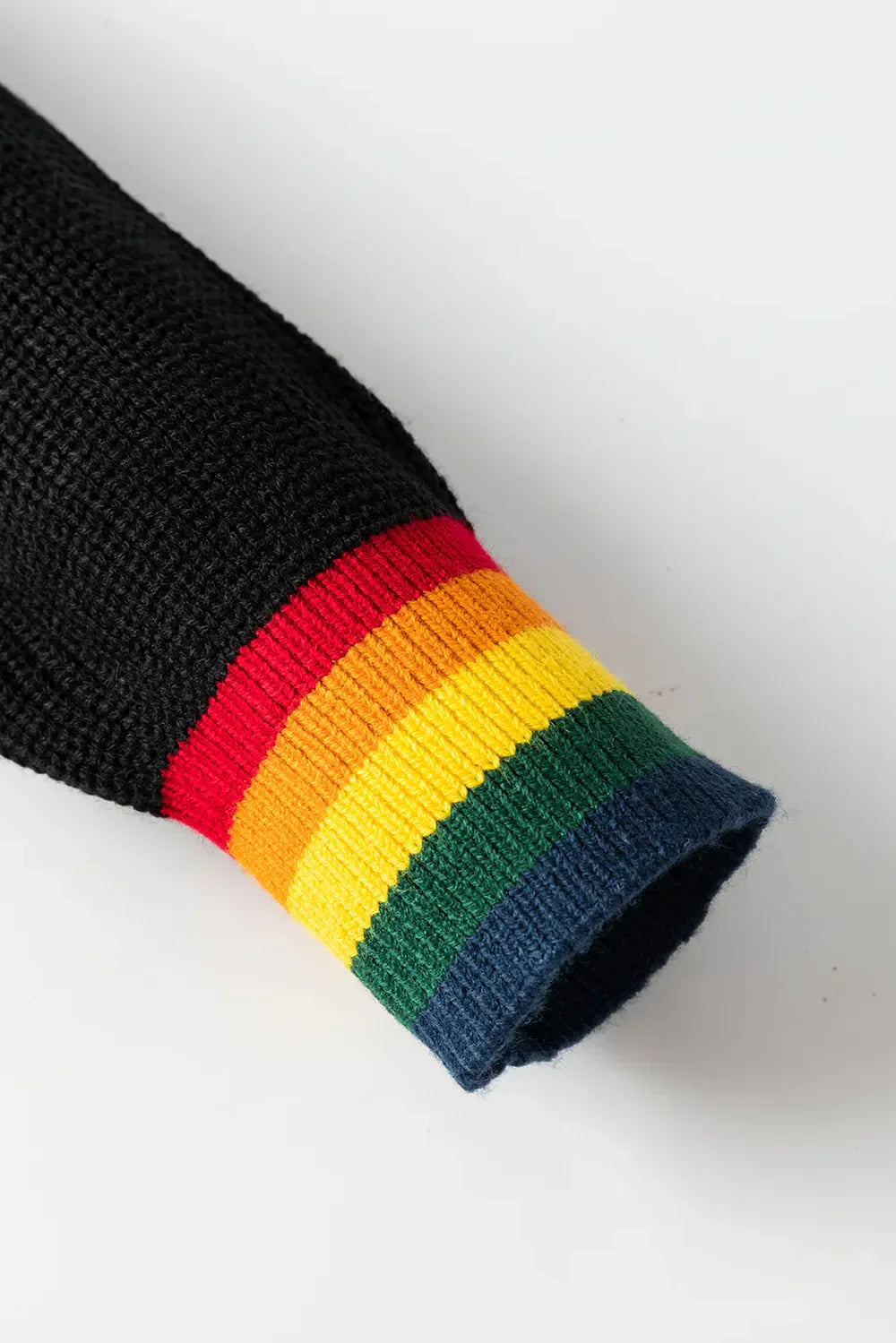 Kersttrui Regenboog Rand Fel en Vrolijk