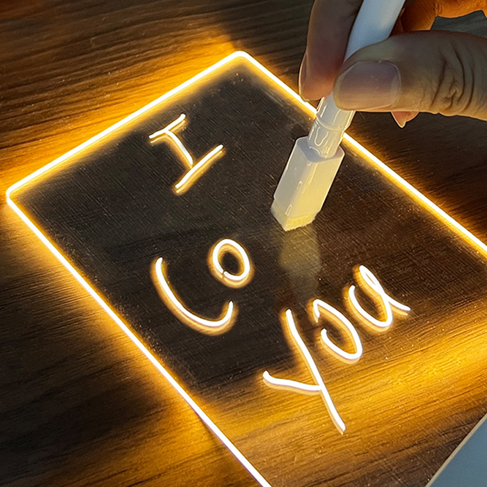 Nachtlampje Met Klei Bord Creatief Design - Velinix