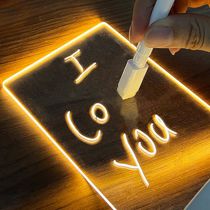Nachtlampje Met Klei Bord Creatief Design - Velinix