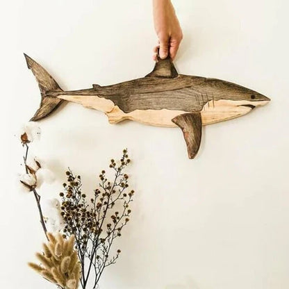 Houten Zee Ornament voor Wanddecoratie Ocean Thema