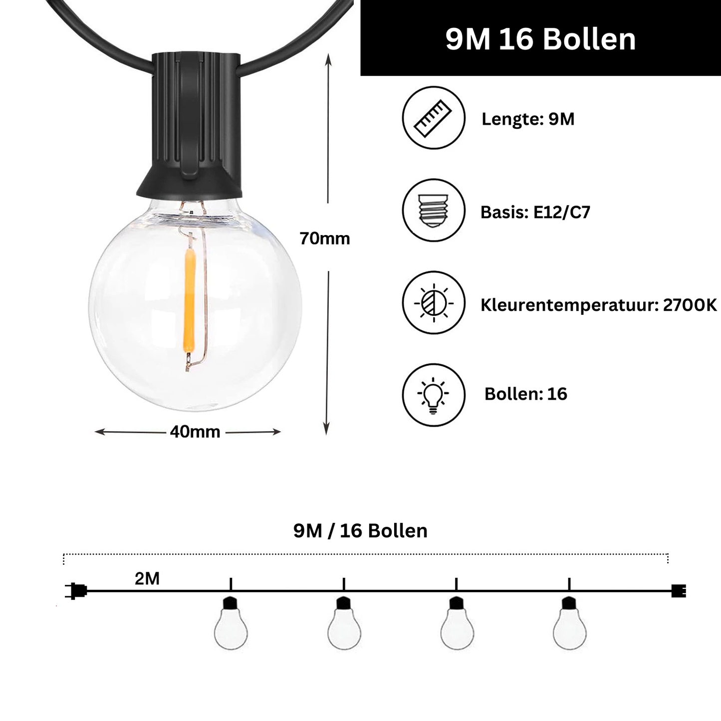 LED Buiten Hanglampen – Elegante Tuinverlichting voor Buiten