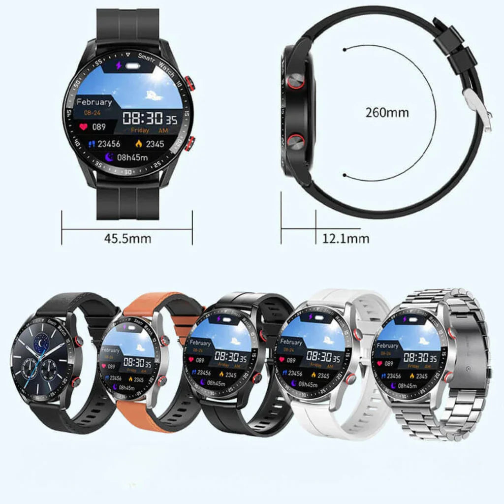 Smartwatch Met Hartslagmeter en Lange Batterijduur