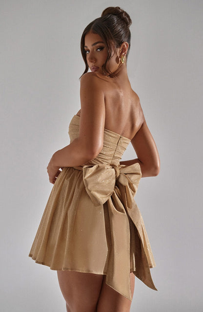 GlamourDress™ – Dames Galajurk met Glitter voor Feestelijke Gelegenheden-3