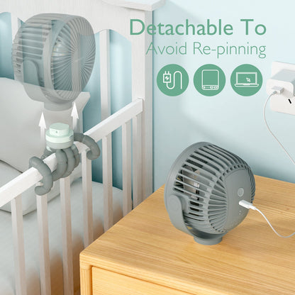 USB Reizen Handventilator Oplaadbaar Klein en Licht