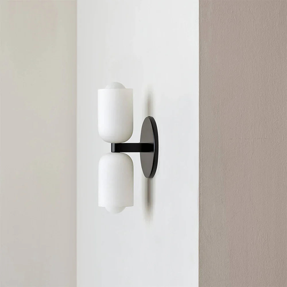 Wandlamp Acryl met Dubbele Lichtbron Warm Wit Licht