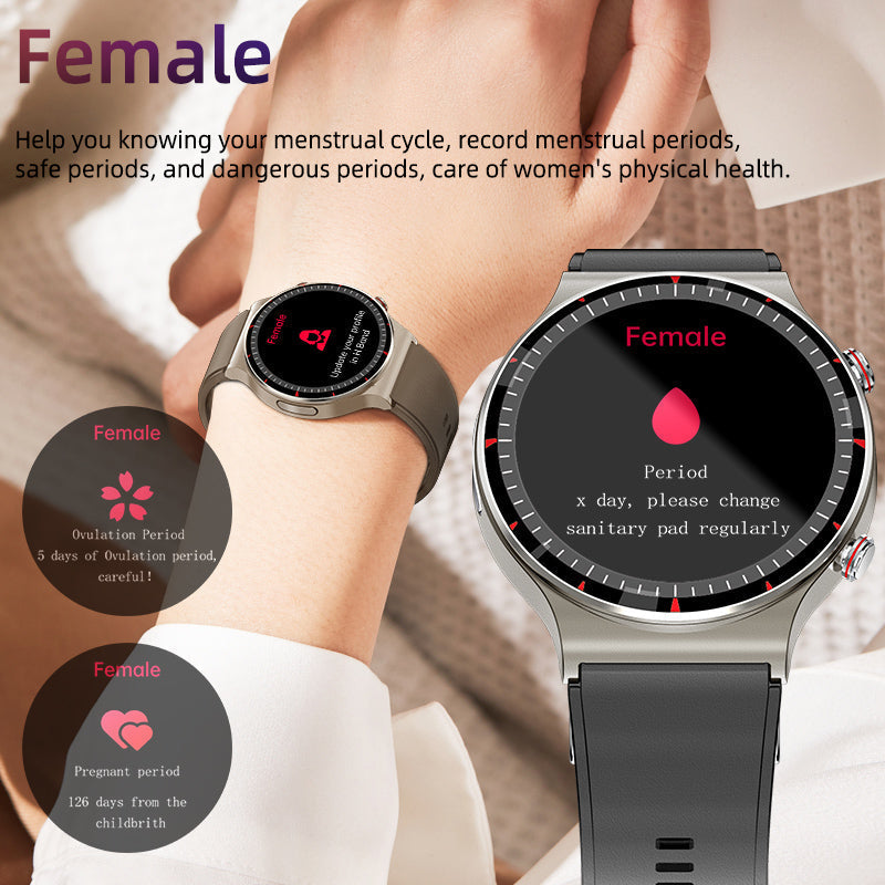 Medische Smartwatch EKG met SpO2 en Hartslag-monitoring Waterdicht