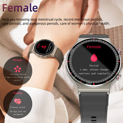 Medische Smartwatch EKG met SpO2 en Hartslag-monitoring Waterdicht